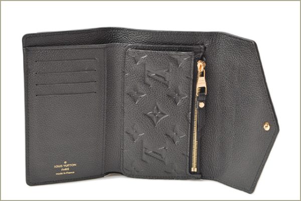 l 16 0086 4 Louis Vuitton Portefeuil Curieuse Empreinte Wallet Black