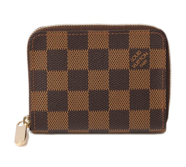 l 16 0109 1 Louis Vuitton Zippy Coin Coin Case Damier Brown