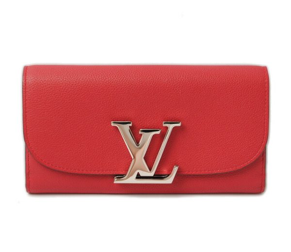 l 16 0119 1 Louis Vuitton Vivienne Wallet Long Monogram Threes Red