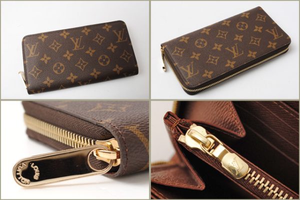 l 16 0144 3 Louis Vuitton Zippy Wallet Monogram Brown