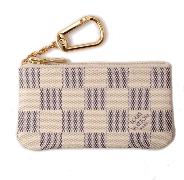 l 16 0150 1 Louis Vuitton Pochette Clé Coin Case Damier Azur