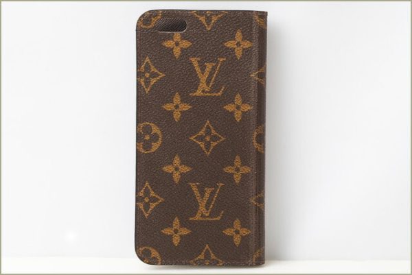 l 16 0154 2 Louis Vuitton iPhone Folio Monogram Phone Case Yellow