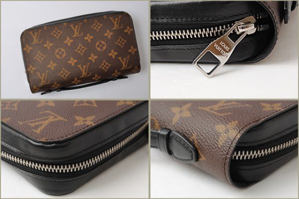 l 16 0156 5 Louis Vuitton Zippy XL Wallet Long Monogram Black