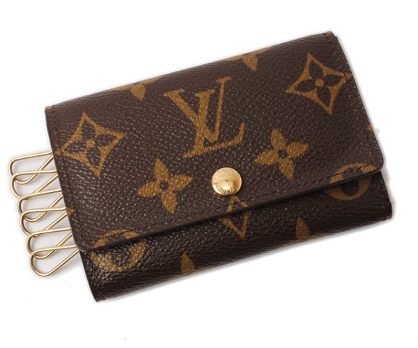 l 16 0161 1 Louis Vuitton Multicle 6 Key Case Monogram Brown