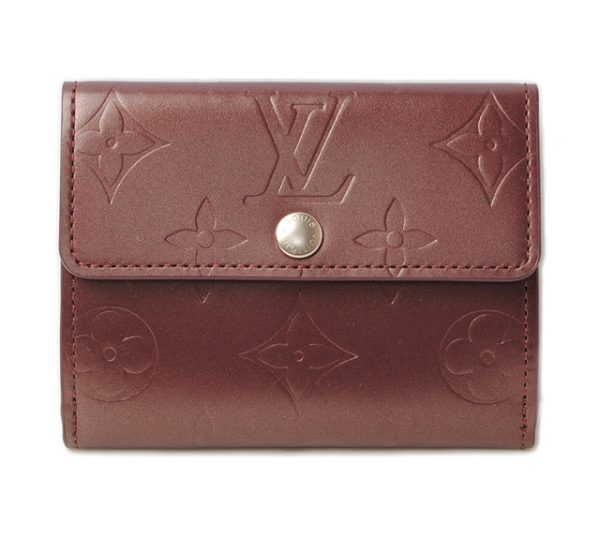 l 16 0184 1 Louis Vuitton Ludlow Coin Case Monogram Purple