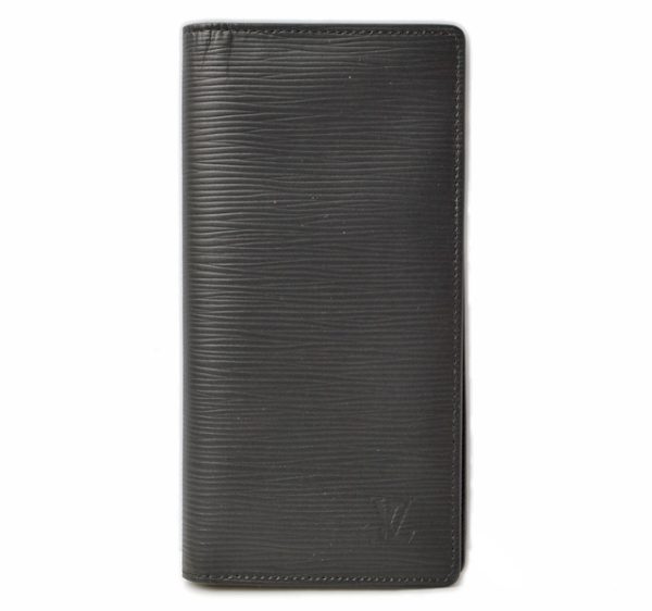 l 16 0188 1 Louis Vuitton Brother Wallet Long Epi Noir