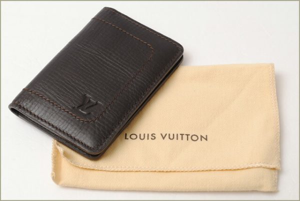 l 16 0190 6 Louis Vuitton Organizer de Poche Utah Card Case Brown