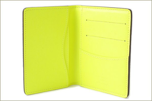 l 16 0201 4 Louis Vuitton Organizer de Poche Damier Infini Card Case Yellow