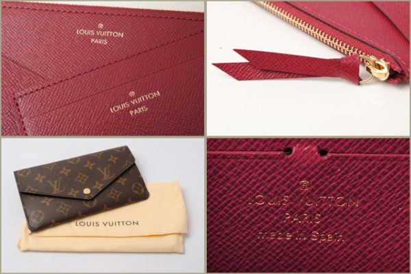 l 16 0202 7 Louis Vuitton Portefeuille Jeanne Wallet Monogram Pink