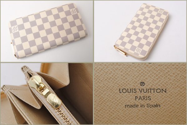 l 16 0208 5 Louis Vuitton Zippy Wallet Long Damier Azur