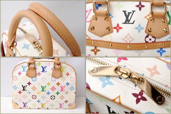 l 16 0215 3 Louis Vuitton Trouville Handbag Multicolor Bronne