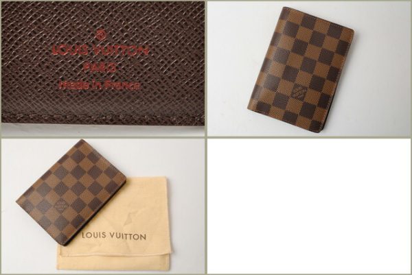 l 17 0002 4 Louis Vuitton Portefeuille James Damier Wallet Brown