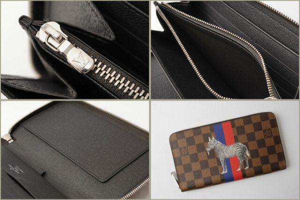 l 17 0007 5 Louis Vuitton Zippy Organizer Savannah Wallet Brown