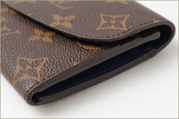 l 17 0008 2 Louis Vuitton Portefeuille Emily Monogram Wallet Blue