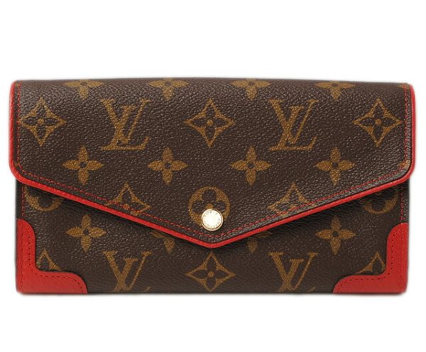 l 17 0009 1 Louis Vuitton Portefeuille Sala Monogram Retiro Long Wallet Brown