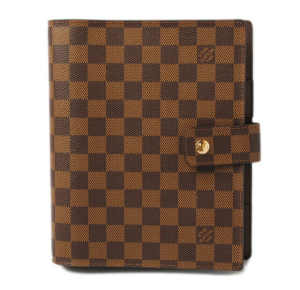 l 17 0016 1 Louis Vuitton Agenda GM Notebook Damier Brown