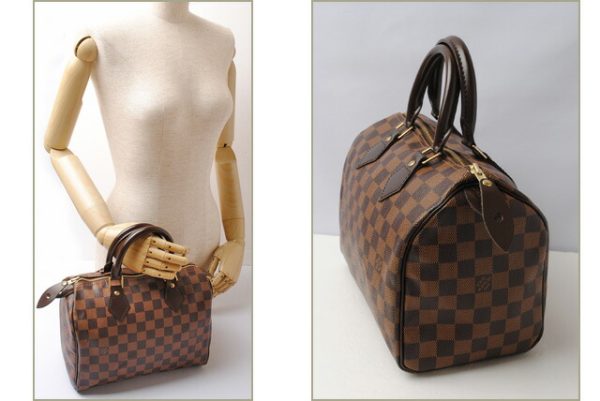 l 17 0029 2 Louis Vuitton Speedy 25 Damier Handbag Brown