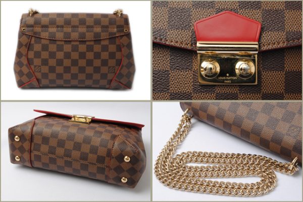 l 17 0036 3 Louis Vuitton Kaisa Clutch Damier Sleaze