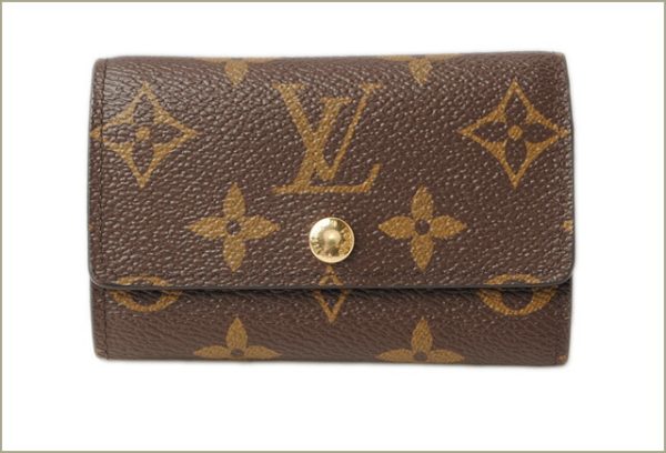 l 17 0039 2 Louis Vuitton Multicle 6 Monogram Key Case Brown