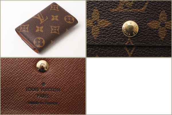 l 17 0039 4 Louis Vuitton Multicle 6 Key Case Monogram Brown