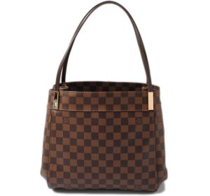 l 17 0044 1 Louis Vuitton Pallas Shopper Monogram Canvas and Calfskin Brown