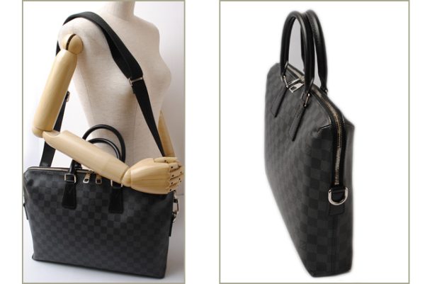 l 17 0047 2 Louis Vuitton Porto de Cumin Joule Damier Graphite Black