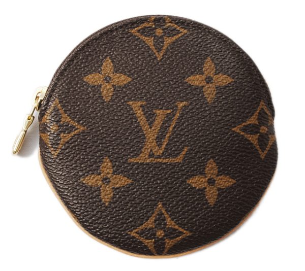 l 17 0051 1 Louis Vuitton Porte Monet Ron Monogram Coin Case Brown