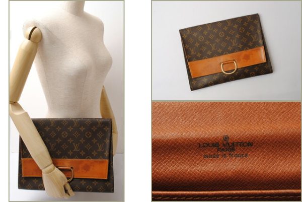 l 17 0054 5 Louis Vuitton Pochette Twin Clutch Bag Monogram Bag