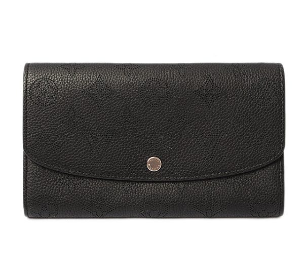 l 17 0060 1 Louis Vuitton Iris Wallet Long Monogram Noir