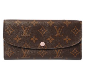 l 17 0061 1 Louis Vuitton Monogram Portefeuille Emily BifLong Wallet Brown