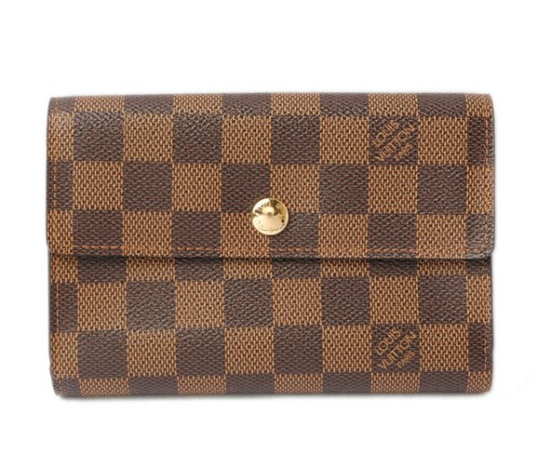 l 17 0068 1 Louis Vuitton Alexandra Wallet TrifDamier Brown