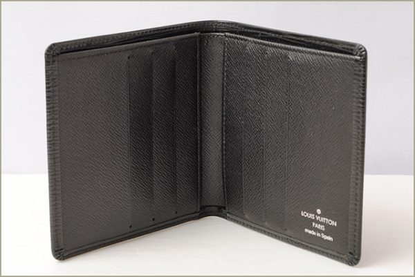 l 17 0070 2 Louis Vuitton Portobier Wallet FEpi Noir