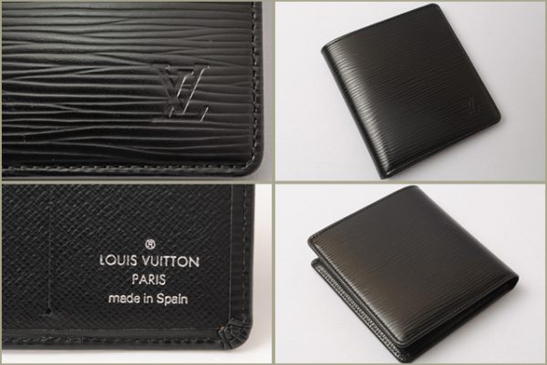 l 17 0070 4 Louis Vuitton Portobier Wallet FEpi Noir