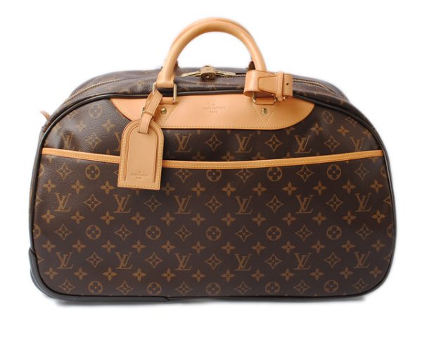 l 17 0078 1 Louis Vuitton Deauville Monogram Bag Brown