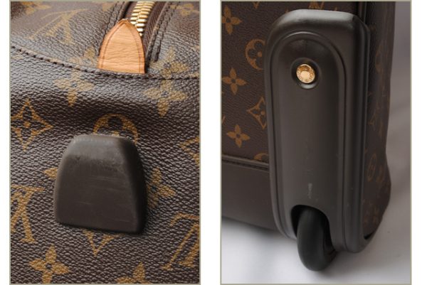 l 17 0078 8 Louis Vuitton Deauville Monogram Bag Brown