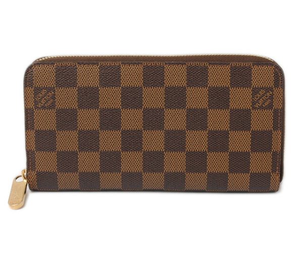 l 17 0079 1 Louis Vuitton Zippy Wallet Long Damier Brown