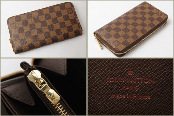 l 17 0079 5 Louis Vuitton Zippy Wallet Long Damier Brown