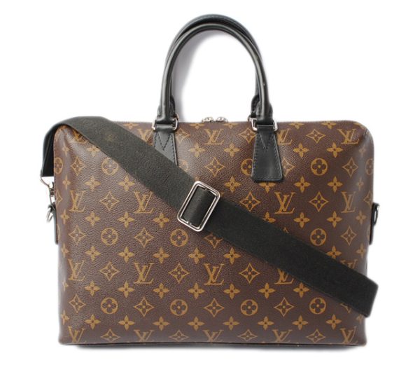 l 17 0111 1 Louis Vuitton Porte de Cumin Joule Macassar Bag Brown