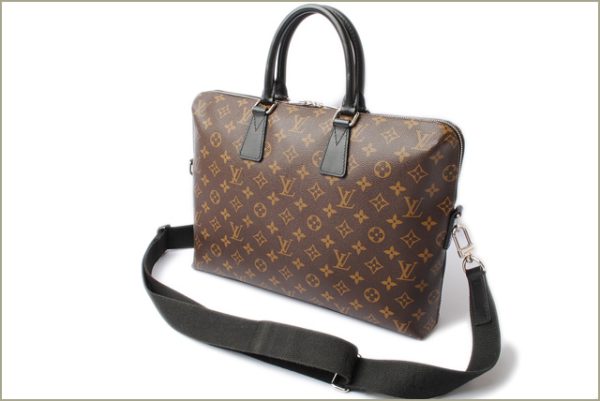 l 17 0111 3 Louis Vuitton Porte de Cumin Joule Macassar Bag Brown