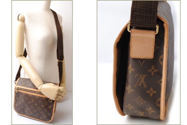 l 17 0131 2 Louis Vuitton Messenger Bosfall PM Monogram Shoulder Bag Brown