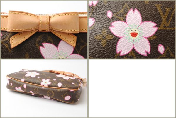 l 17 0135 6 Louis Vuitton Cherry Blossom Pochette Monogram