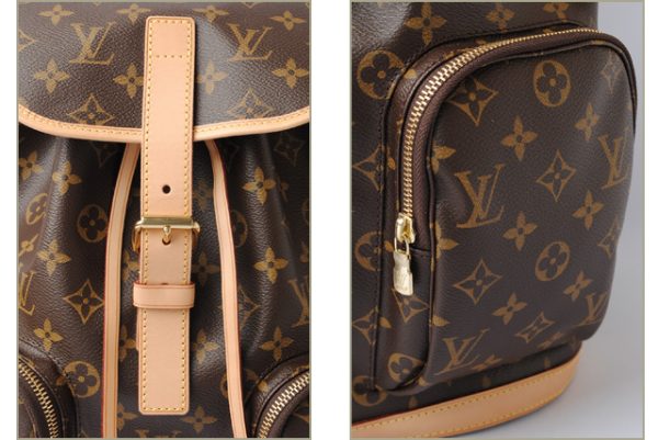 l 17 0137 3 Louis Vuitton Sac à de Bosfort Monogram Backpack Brown