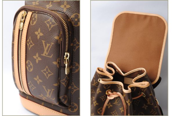 l 17 0137 4 Louis Vuitton Sac à de Bosfort Monogram Backpack Brown