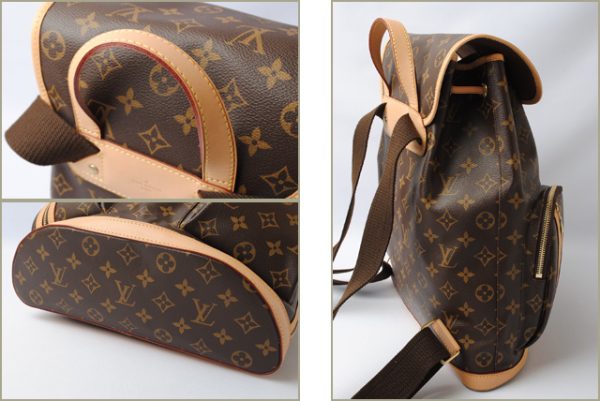 l 17 0137 6 Louis Vuitton Sac à de Bosfort Monogram Backpack Brown