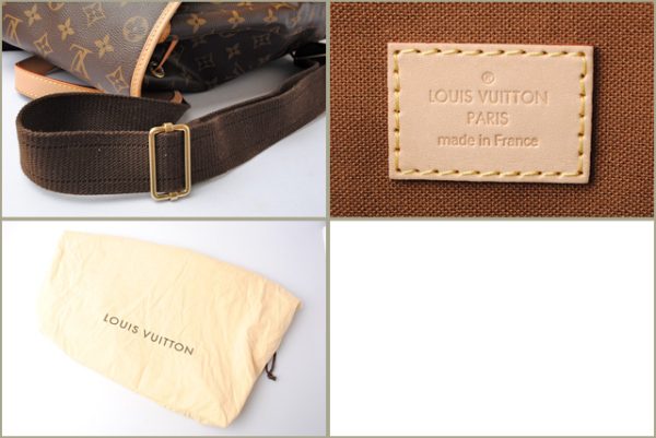 l 17 0137 7 Louis Vuitton Sac à de Bosfort Monogram Backpack Brown