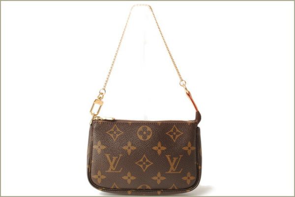 l 17 0140 2 Louis Vuitton Mini Pochette Accessoire Monogram Brown