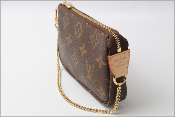 l 17 0140 3 Louis Vuitton Mini Pochette Accessoire Monogram Brown