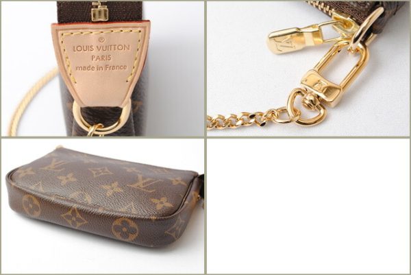 l 17 0140 4 Louis Vuitton Mini Pochette Accessoire Monogram Brown