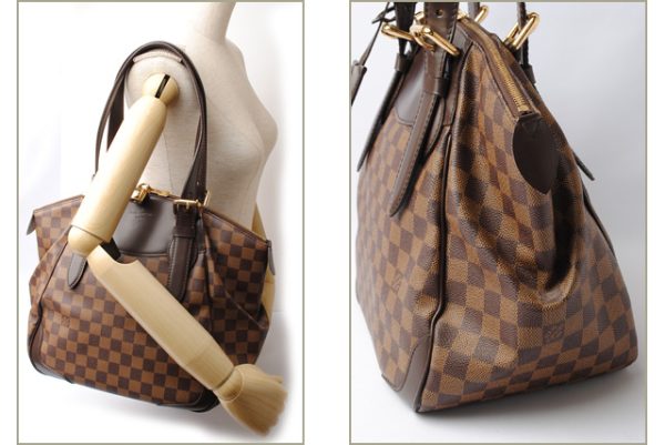 l 17 0145 2 Louis Vuitton Verona GM Damier Tote Bag Brown