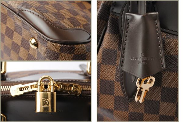 l 17 0145 6 Louis Vuitton Verona GM Damier Tote Bag Brown